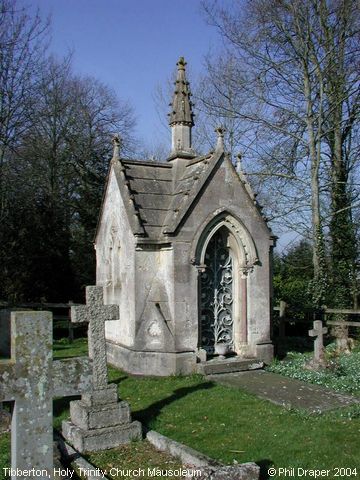 Recent Photograph of Holy Trinity Church Mausoleum (Tibberton)