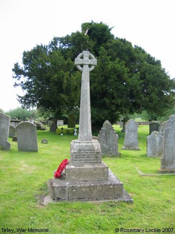 Recent Photograph of War Memorial (Tirley)