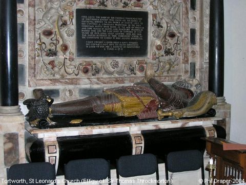 Recent Photograph of St Leonard's Church (Effigy of  Sir Thomas Throckmorton) (Tortworth)