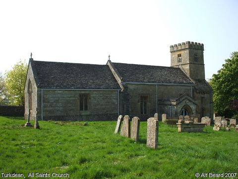 Recent Photograph of All Saints Church (Turkdean)