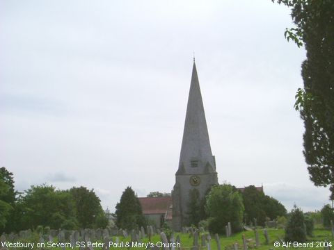 Recent Photograph of St Peter, Paul & St Mary's Church (Westbury on Severn)