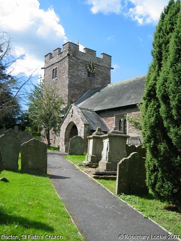 Recent Photograph of St Faith's Church (Bacton)