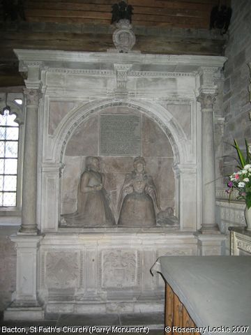 Recent Photograph of St Faith's Church (Parry Monument) (Bacton)
