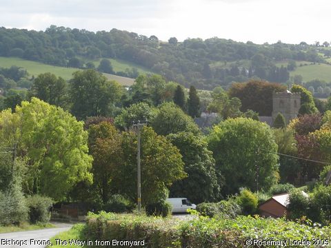Recent Photograph of The Way in from Bromyard (Bishops Frome)