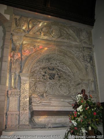 Recent Photograph of Richard Harford Monument (1578) (Bosbury)