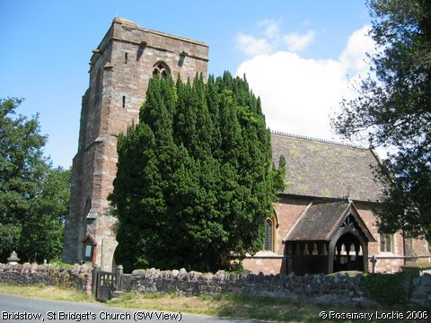 Recent Photograph of St Bridget's Church (SW View) (Bridstow)