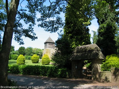 Recent Photograph of All Saints Church (The Lych Gate) (Brockhampton by Ross)
