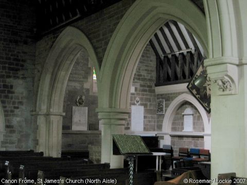 Recent Photograph of St James's Church (North Aisle) (Canon Frome)