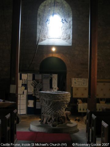 Recent Photograph of Inside St Michael's Church (W) (Castle Frome)