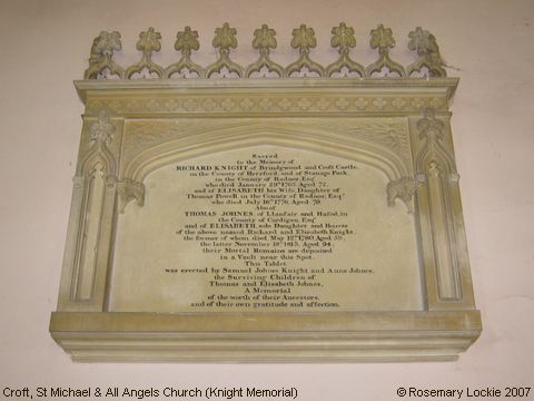 Recent Photograph of St Michael & All Angels Church (Knight Memorial) (Croft)