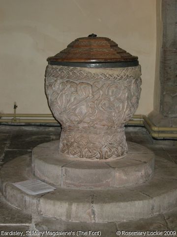 Recent Photograph of St Mary Magdalene's Church (The Font) (Eardisley)