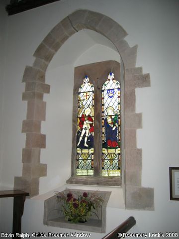 Recent Photograph of Childe-Freeman Window (Edvin Ralph)