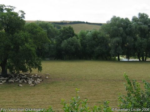 Recent Photograph of View from Churchyard (Foy)