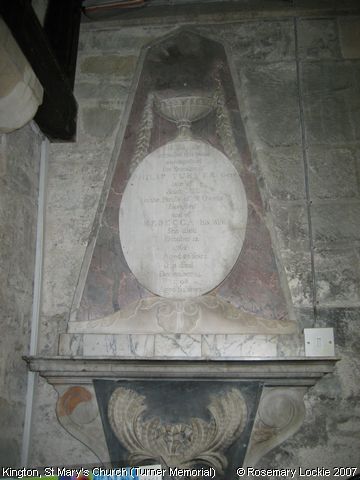 Recent Photograph of St Mary's Church (Turner Memorial) (Kington)