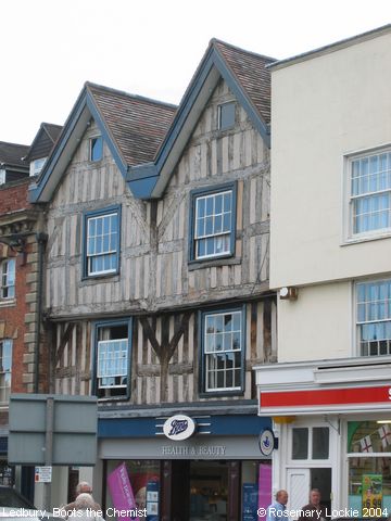 Recent Photograph of Boots the Chemist (Ledbury)