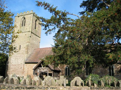 Recent Photograph of St John the Baptist's Church (S View) (Mathon)