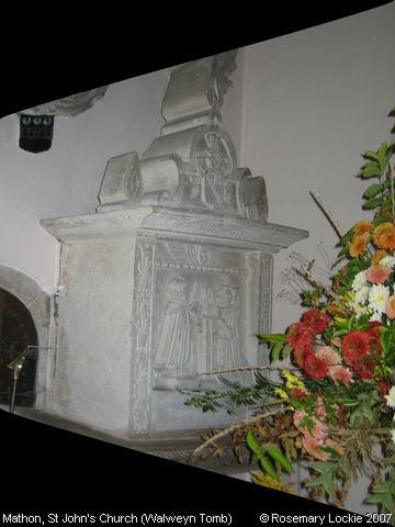 Recent Photograph of St John's Church (Walweyn Tomb) (Mathon)