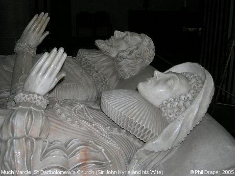 Recent Photograph of St Bartholomew's Church (Sir John Kyrle and his Wife) (Much Marcle)