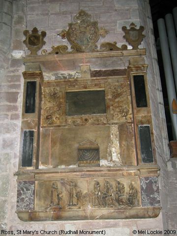 Recent Photograph of St Mary's Church (Rudhall Monument) (Ross)