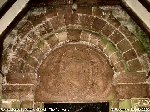 Recent Photograph of St Peter's Church (The Tympanum) (Rowlestone)
