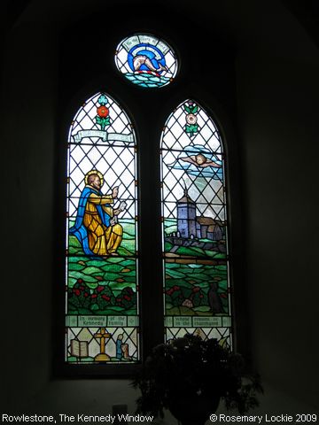 Recent Photograph of The Kennedy Window (Rowlestone)