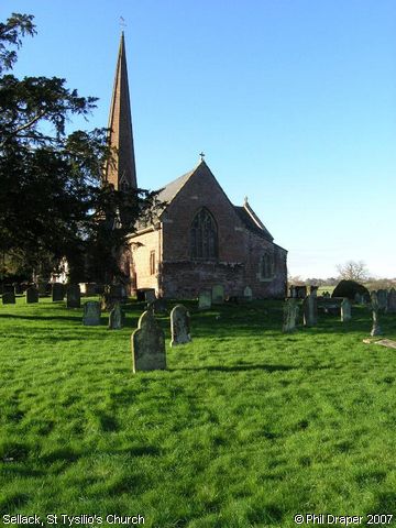 Recent Photograph of St Tysilio's Church (Sellack)