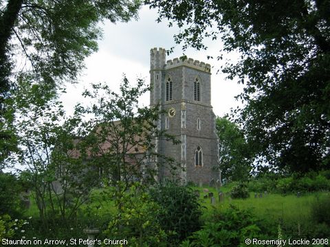 Recent Photograph of St Peter's Church (Staunton on Arrow)