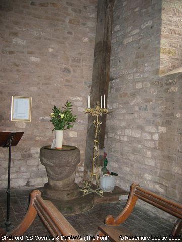 Recent Photograph of St Cosmas & St Damian's Church (The Font) (Stretford)