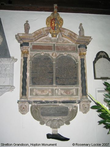 Recent Photograph of Hopton Monument (Stretton Grandison)
