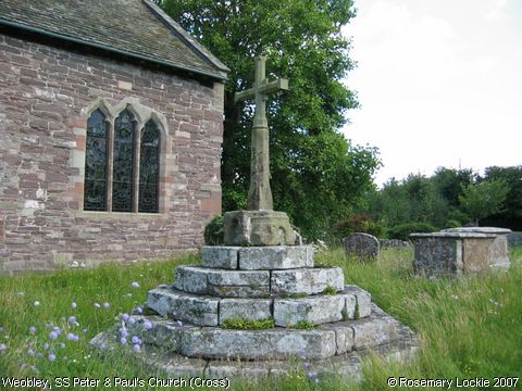 Recent Photograph of St Peter & St Paul's Church (Cross) (Weobley)