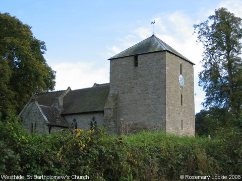 Recent Photograph of St Bartholomew's Church (Westhide)