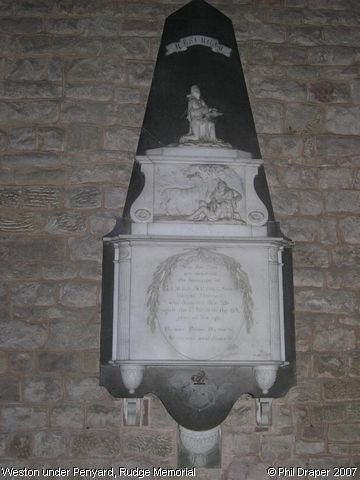Recent Photograph of Rudge Memorial (Weston under Penyard)