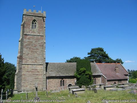 Recent Photograph of St Lawrence's Church (Weston under Penyard)