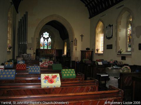 Recent Photograph of St John the Baptist's Church (Kneelers) (Yarkhill)