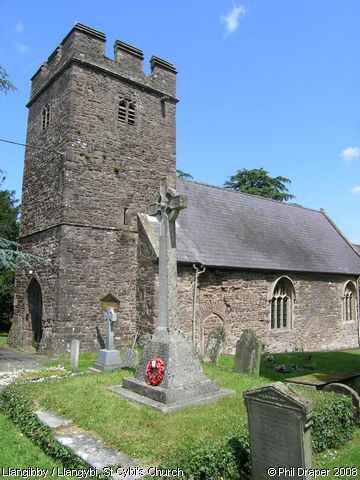 Recent Photograph of St Cybi's Church (Llangibby / Llangybi)