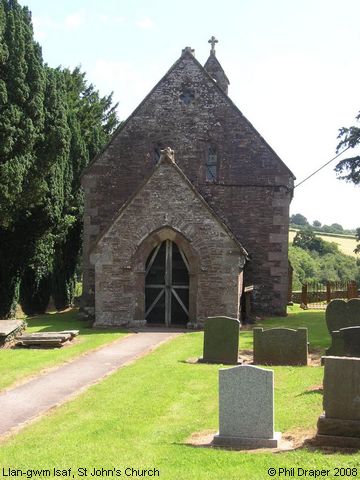 Recent Photograph of St John's Church (Llangwm / Llangwm Uchaf)