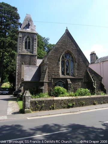 Recent Photograph of St Francis & St David's RC Church (Usk / Brynbuga)