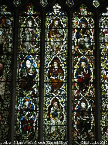 Recent Photograph of St Laurence's Church (Stained Glass) (Ludlow)