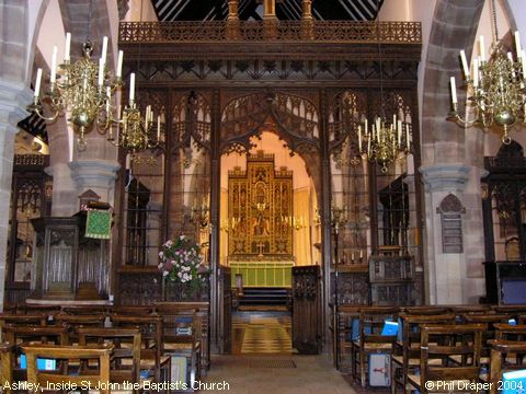 Recent Photograph of Inside St John the Baptist's Church (Ashley)