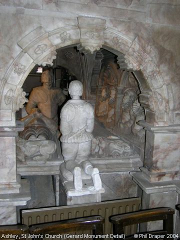 Recent Photograph of St John's Church (Gerard Monument Detail) (Ashley)