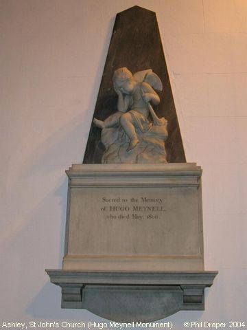 Recent Photograph of St John's Church (Hugo Meynell Monument) (Ashley)