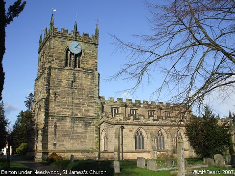 Recent Photograph of St James's Church (Barton under Needwood)