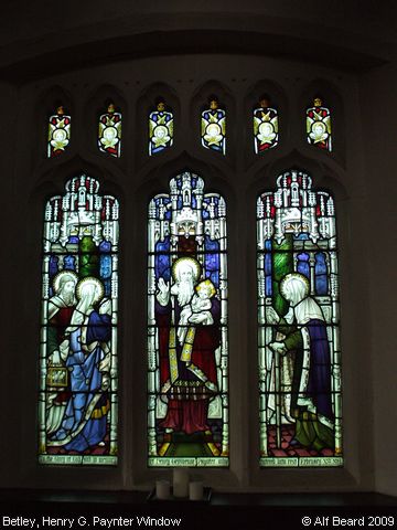 Recent Photograph of Henry G. Paynter Window (Betley)