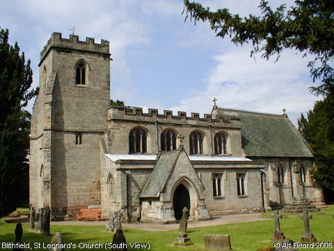 Recent Photograph of St Leonard's Church (South View) (Blithfield)