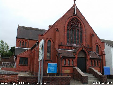 Recent Photograph of St John the Baptist's Church (Norton Bridge)
