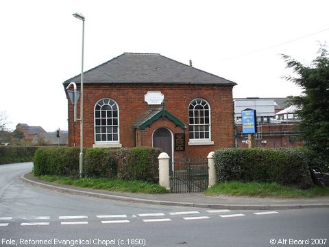 Recent Photograph of Fole Reformed Evangelical Chapel (c.1850) (Fole)