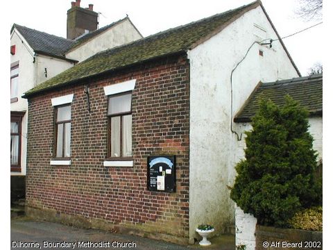 Recent Photograph of Boundary Methodist Church (Dilhorne)
