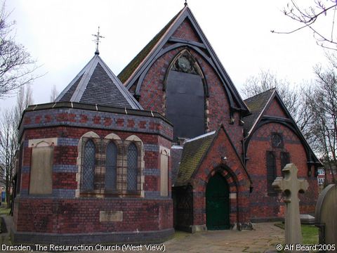 Recent Photograph of The Resurrection Church (West View) (Dresden)