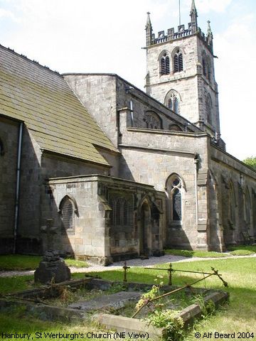 Recent Photograph of St Werburgh's Church (NE View) (Hanbury)