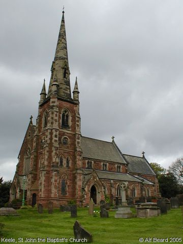 Recent Photograph of St John the Baptist's Church (Keele)